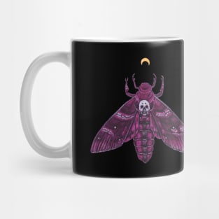 Pink Death Head Moth Mug